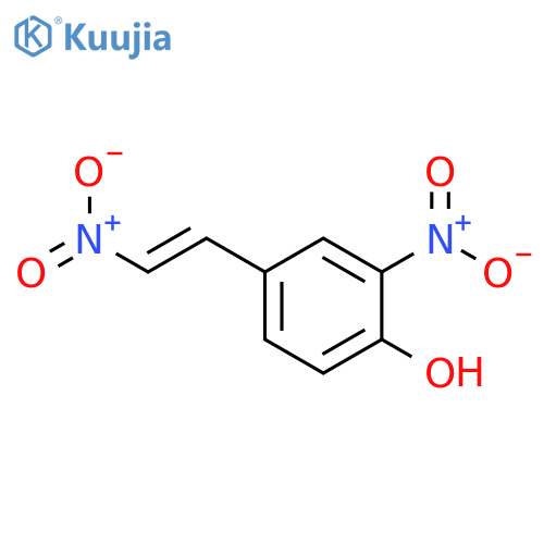 Phenol,2-nitro-4-(2-nitroethenyl)- structure