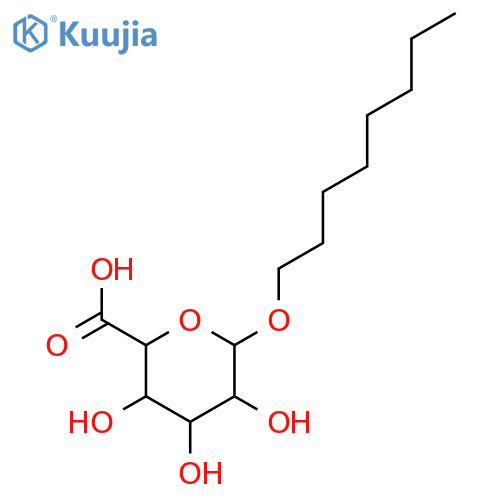 Octyl D-glucuronic acid structure