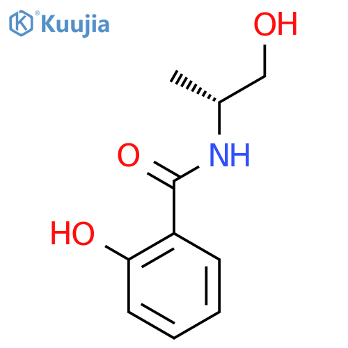 2-hydroxy-N-[(2R)-1-hydroxypropan-2-yl]benzamide structure