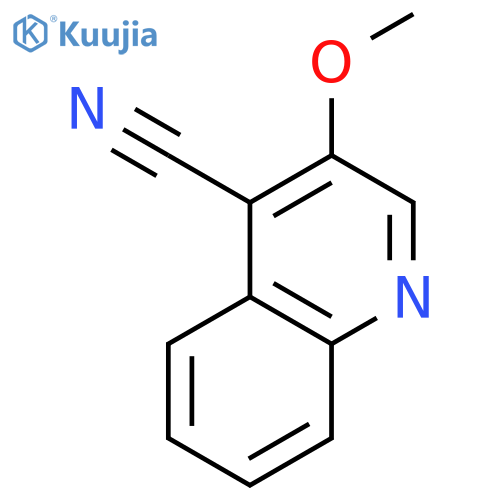 4-Quinolinecarbonitrile, 3-methoxy- structure