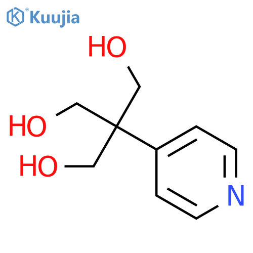 1,3-Propanediol,2-(hydroxymethyl)-2-(4-pyridinyl)- structure