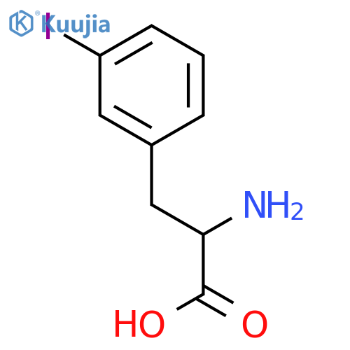 2-Amino-3-(3-iodophenyl)propanoic acid structure