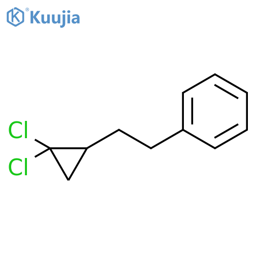 Benzene, [2-(2,2-dichlorocyclopropyl)ethyl]- structure