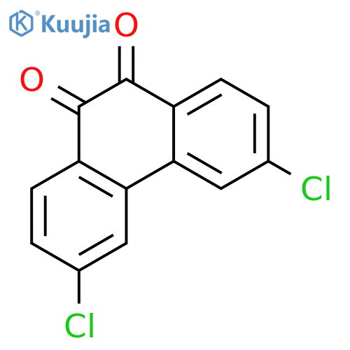 9,10-Phenanthrenedione, 3,6-dichloro- structure