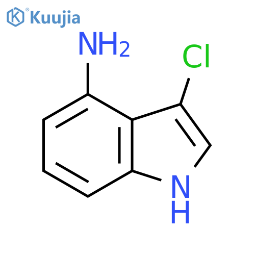 3-Chloro-1H-indol-4-amine structure