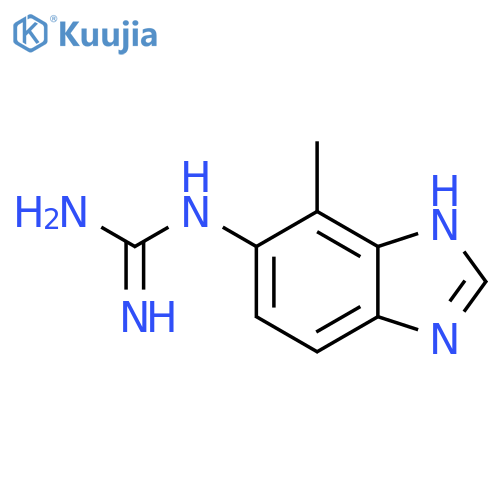 Guanidine,N-(7-methyl-1H-benzimidazol-6-yl)- structure