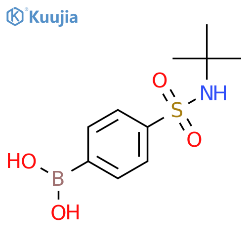 t-Butyl 4-boronobenzenesulfonamide structure