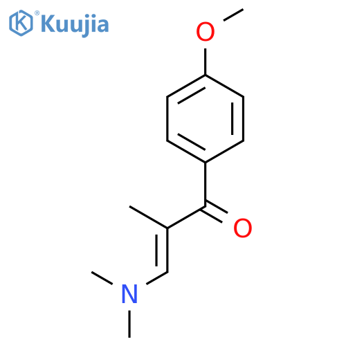 2-Propen-1-one, 3-(dimethylamino)-1-(4-methoxyphenyl)-2-methyl- structure