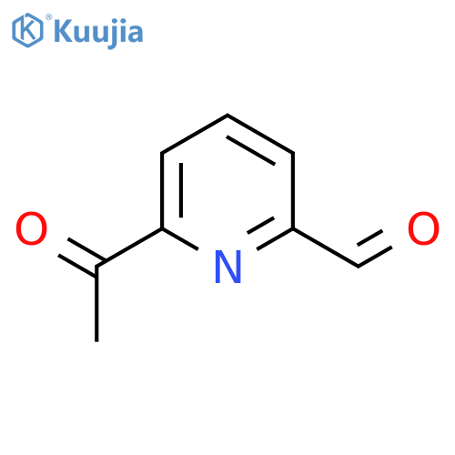 2-Pyridinecarboxaldehyde,6-acetyl- structure