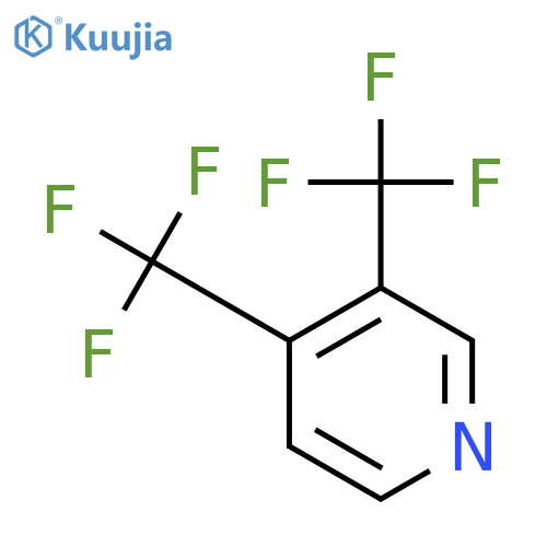 3,4-Bis(trifluoromethyl)pyridine structure