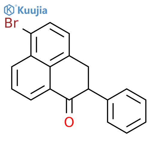 1H-Phenalen-1-one, 6-bromo-2,3-dihydro-2-phenyl- structure
