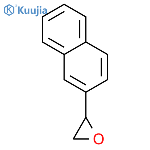 naphthalene, 2-(epoxyethyl)- structure