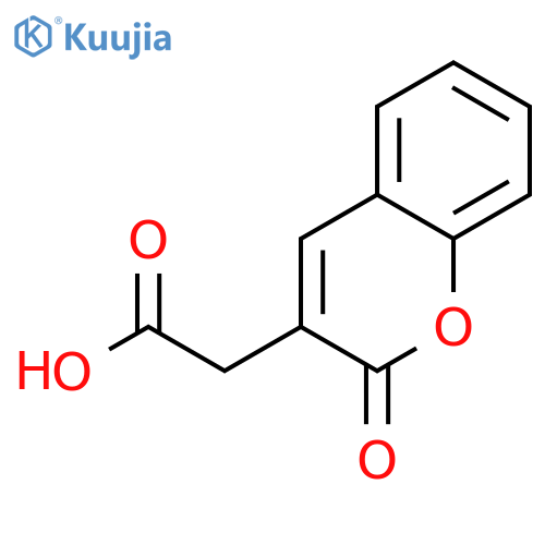 (2-oxo-2H-chromen-3-yl)acetic acid structure