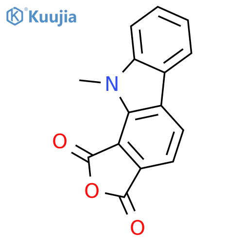 1H-Furo[3,4-a]carbazole-1,3(10H)-dione, 10-methyl- structure