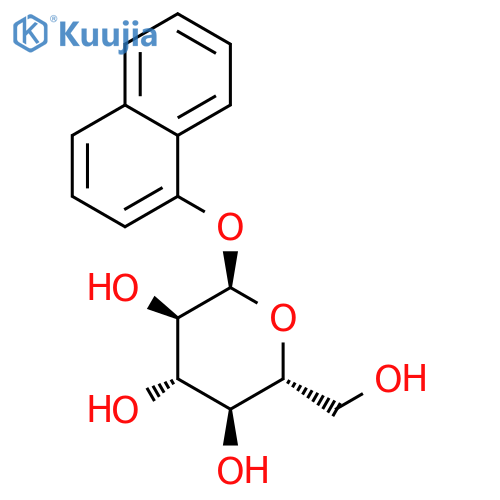 1-naphthyl-alpha-d-glucopyranoside structure