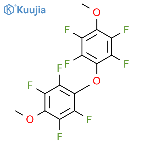 1,2,4,5-tetrafluoro-3-methoxy-6-(2,3,5,6-tetrafluoro-4-methoxyphenoxy)benzene structure