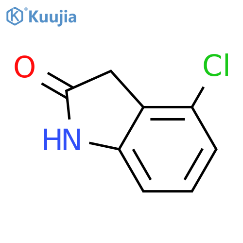 4-chloro-2,3-dihydro-1H-indol-2-one structure