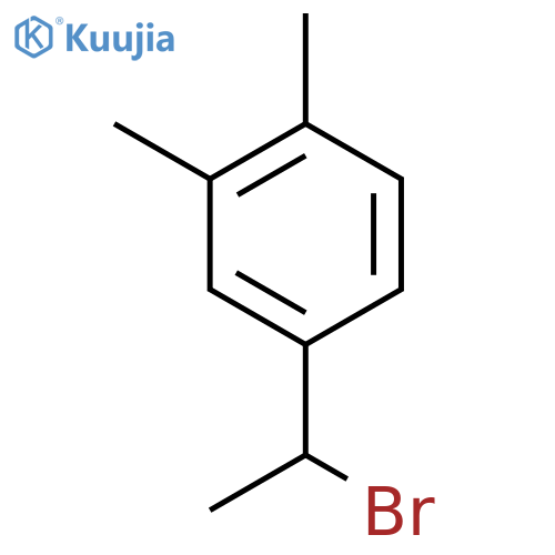 4-(1-bromoethyl)-1,2-dimethylbenzene structure