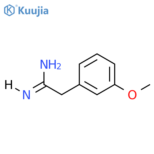 2-(3-methoxyphenyl)ethanimidamide structure