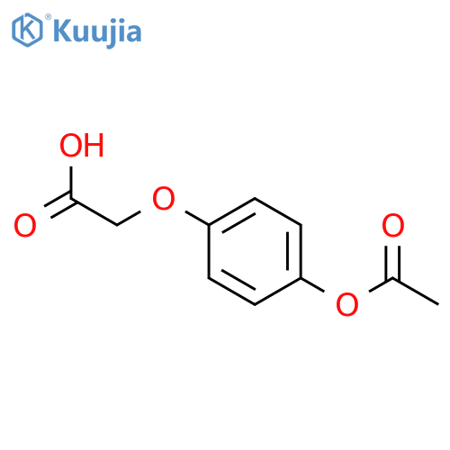 2-(4-Acetoxyphenoxy)acetic acid structure