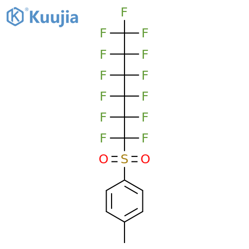 Benzene, 1-methyl-4-[(1,1,2,2,3,3,4,4,5,5,6,6,6-tridecafluorohexyl)sulfonyl]- structure