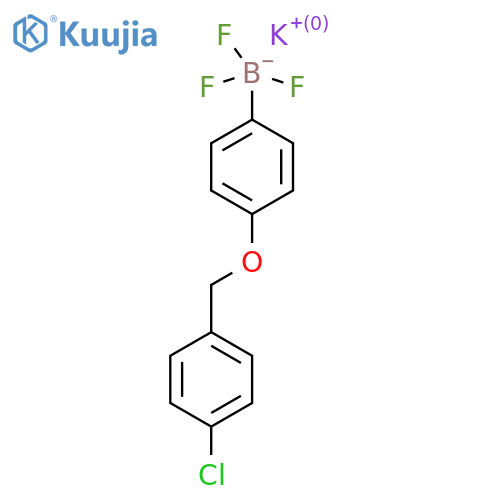 potassium {4-(4-chlorophenyl)methoxyphenyl}trifluoroboranuide structure