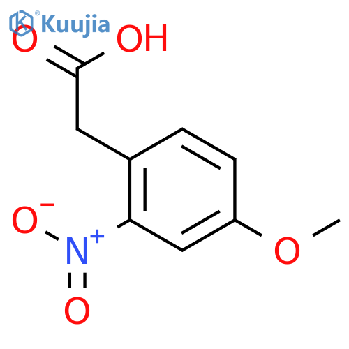 2-(4-Methoxy-2-nitrophenyl)acetic acid structure