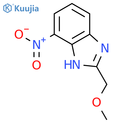 2-(methoxymethyl)-7-nitro-1H-Benzimidazole structure