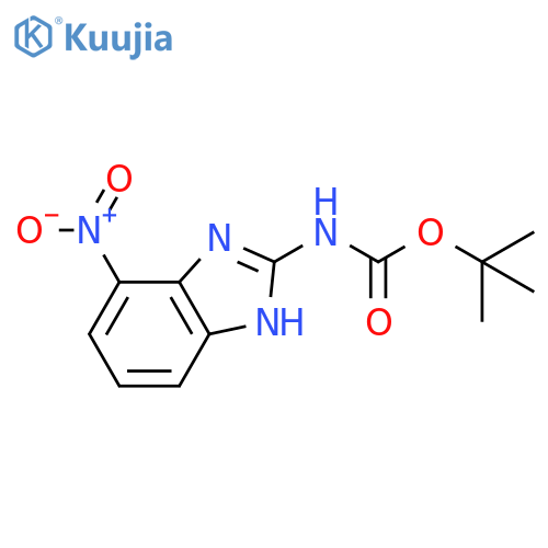 tert-butyl N-(7-nitro-1H-1,3-benzodiazol-2-yl)carbamate structure
