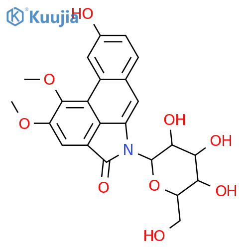1,2,9-Trihydroxydibenz[cd,f]indol-4(5H)-one; 1,2-Di-Me ether, N-β-D-glucopyranosyl structure
