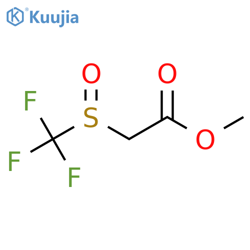 Methyl 2-trifluoromethanesulfinylacetate structure