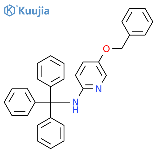 5-(Phenylmethoxy)-N-(triphenylmethyl)-2-pyridinamine structure