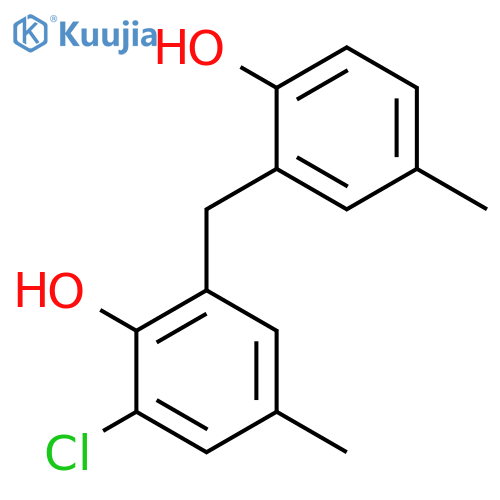 PHENOL, 2-CHLORO-6-[(2-HYDROXY-5-METHYLPHENYL)METHYL]-4-METHYL- structure