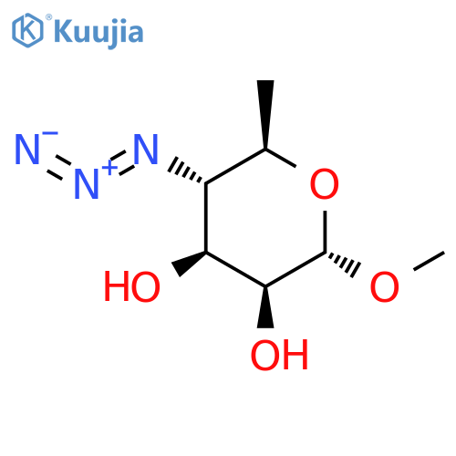 Methyl 4-Azido-4,6-dideoxy-α-D-mannopyranoside structure