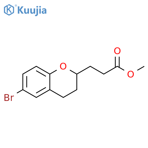 METHYL 3-(6-BROMOCHROMAN-2-YL)PROPANOATE structure