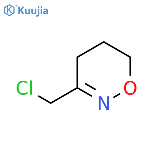 3-(chloromethyl)-5,6-dihydro-4H-1,2-oxazine structure