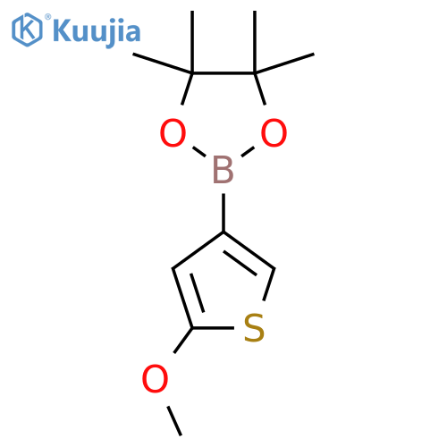 2-(5-Methoxythiophen-3-yl)-4,4,5,5-tetramethyl-1,3,2-dioxaborolane structure