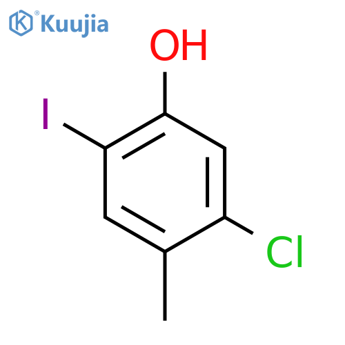 5-Chloro-2-iodo-4-methylphenol structure