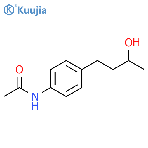 N-4-(3-hydroxybutyl)phenylacetamide structure