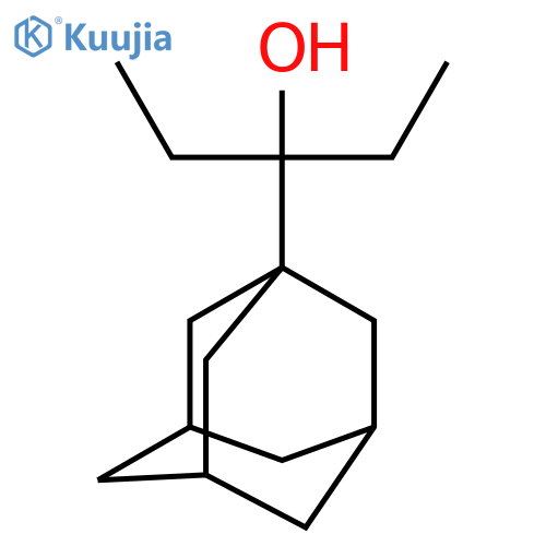 3-(adamantan-1-yl)pentan-3-ol structure