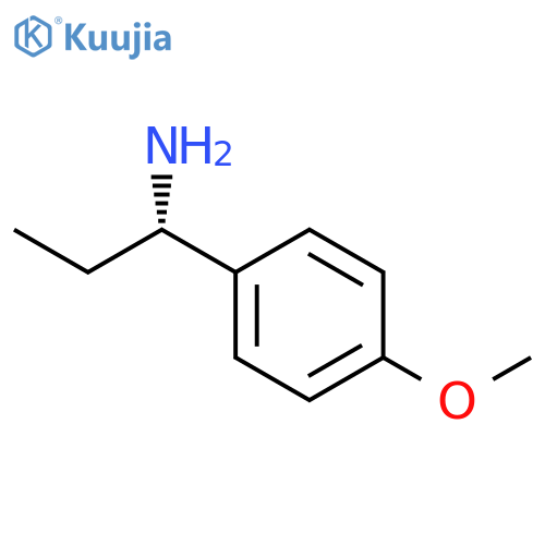 Benzenemethanamine, α-ethyl-4-methoxy-, (αS)- structure