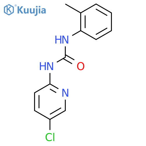 Urea, N-(5-chloro-2-pyridinyl)-N'-(2-methylphenyl)- structure