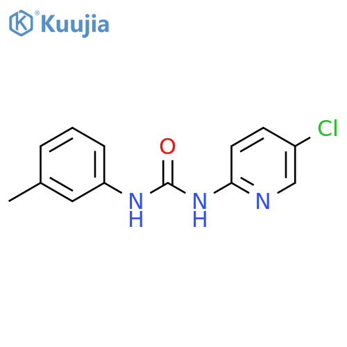 Urea, N-(5-chloro-2-pyridinyl)-N'-(3-methylphenyl)- structure