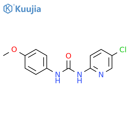 Urea, N-(5-chloro-2-pyridinyl)-N'-(4-methoxyphenyl)- structure