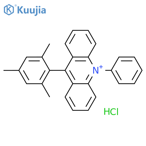 9-mesityl-10-phenylacridin-10-ium hydrochloride structure