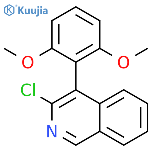 3-chloro-4-(2,6-dimethoxyphenyl)isoquinoline structure