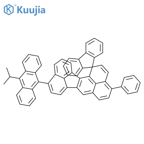 Spiro[9H-fluorene-9,13'-naphtho[1,8-jk]fluoranthene], 4'-[10-(1-methylethyl)-9-anthracenyl]-10'-phenyl- structure