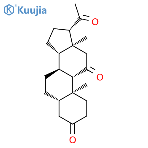 5α-Pregnane-3,11,20-trione structure