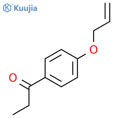 1-[4-(prop-2-en-1-yloxy)phenyl]propan-1-one structure