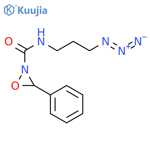 N-(3-Azidopropyl)-3-phenyl-2-oxaziridinecarboxamide structure